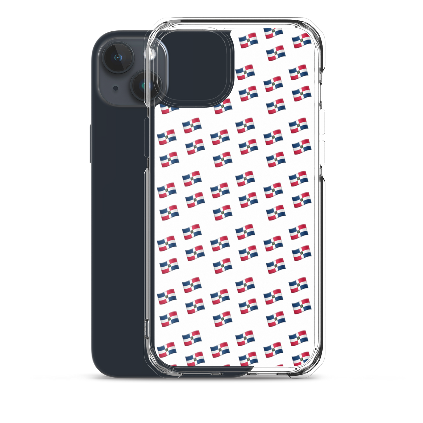 All-Over Emoji República Dominicana Flag iPhone Case  - 2020 - DominicanGirlfriend.com - Frases Dominicanas - República Dominicana Lifestyle Graphic T-Shirts Streetwear & Accessories - New York - Bronx - Washington Heights - Miami - Florida - Boca Chica - USA - Dominican Clothing