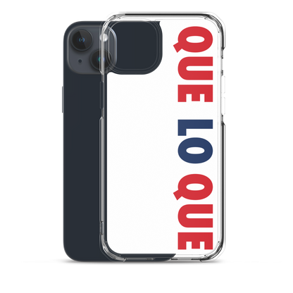 Que Lo Que Dominican iPhone Case  - 2020 - DominicanGirlfriend.com - Frases Dominicanas - República Dominicana Lifestyle Graphic T-Shirts Streetwear & Accessories - New York - Bronx - Washington Heights - Miami - Florida - Boca Chica - USA - Dominican Clothing