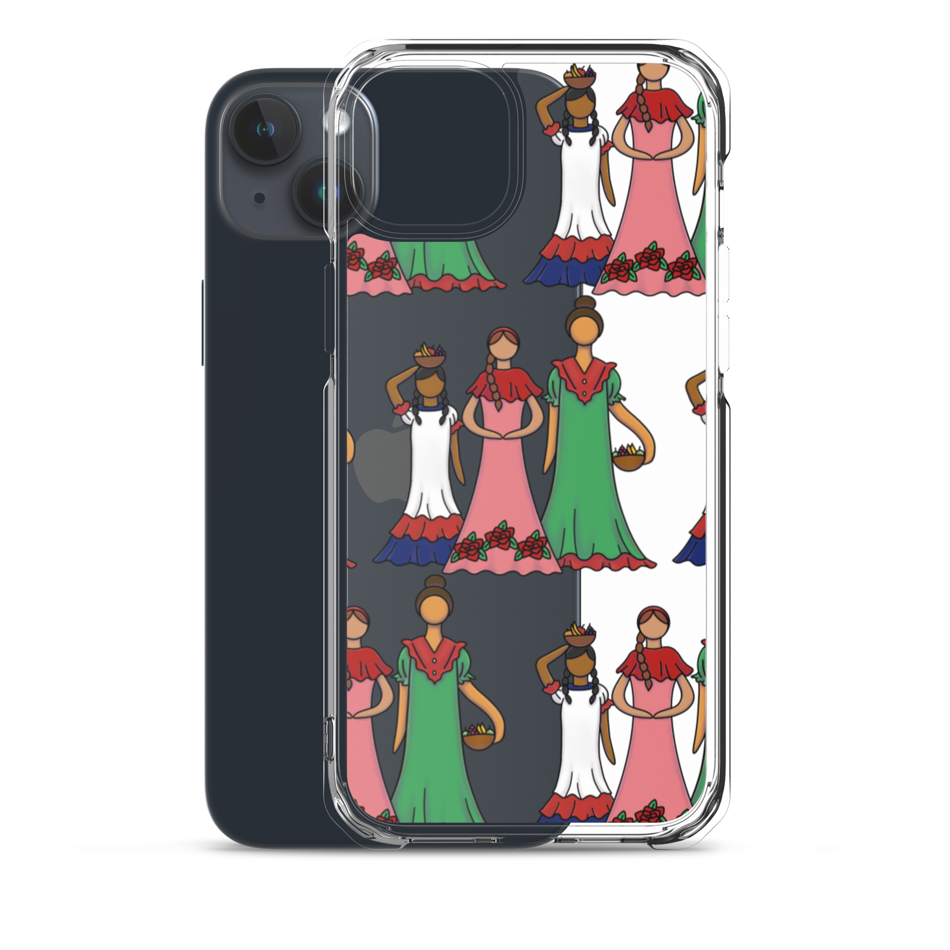 Dominican Faceless Dolls iPhone Case  - 2020 - DominicanGirlfriend.com - Frases Dominicanas - República Dominicana Lifestyle Graphic T-Shirts Streetwear & Accessories - New York - Bronx - Washington Heights - Miami - Florida - Boca Chica - USA - Dominican Clothing