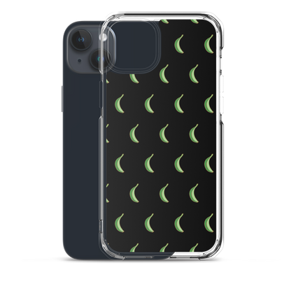 Platano All-Over Dominican iPhone Case (Black)  - 2020 - DominicanGirlfriend.com - Frases Dominicanas - República Dominicana Lifestyle Graphic T-Shirts Streetwear & Accessories - New York - Bronx - Washington Heights - Miami - Florida - Boca Chica - USA - Dominican Clothing