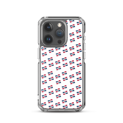 All-Over Emoji República Dominicana Flag iPhone Case  - 2020 - DominicanGirlfriend.com - Frases Dominicanas - República Dominicana Lifestyle Graphic T-Shirts Streetwear & Accessories - New York - Bronx - Washington Heights - Miami - Florida - Boca Chica - USA - Dominican Clothing