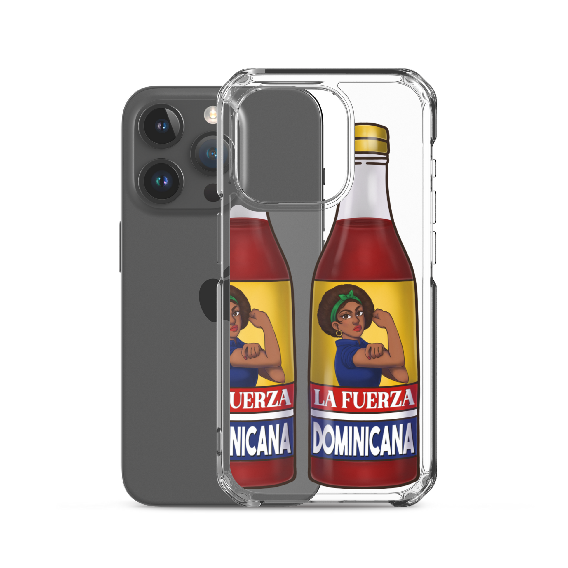 La Fuerza Dominicana iPhone Case  - 2020 - DominicanGirlfriend.com - Frases Dominicanas - República Dominicana Lifestyle Graphic T-Shirts Streetwear & Accessories - New York - Bronx - Washington Heights - Miami - Florida - Boca Chica - USA - Dominican Clothing