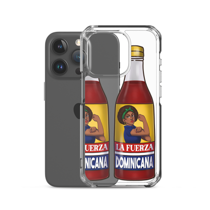 La Fuerza Dominicana iPhone Case  - 2020 - DominicanGirlfriend.com - Frases Dominicanas - República Dominicana Lifestyle Graphic T-Shirts Streetwear & Accessories - New York - Bronx - Washington Heights - Miami - Florida - Boca Chica - USA - Dominican Clothing