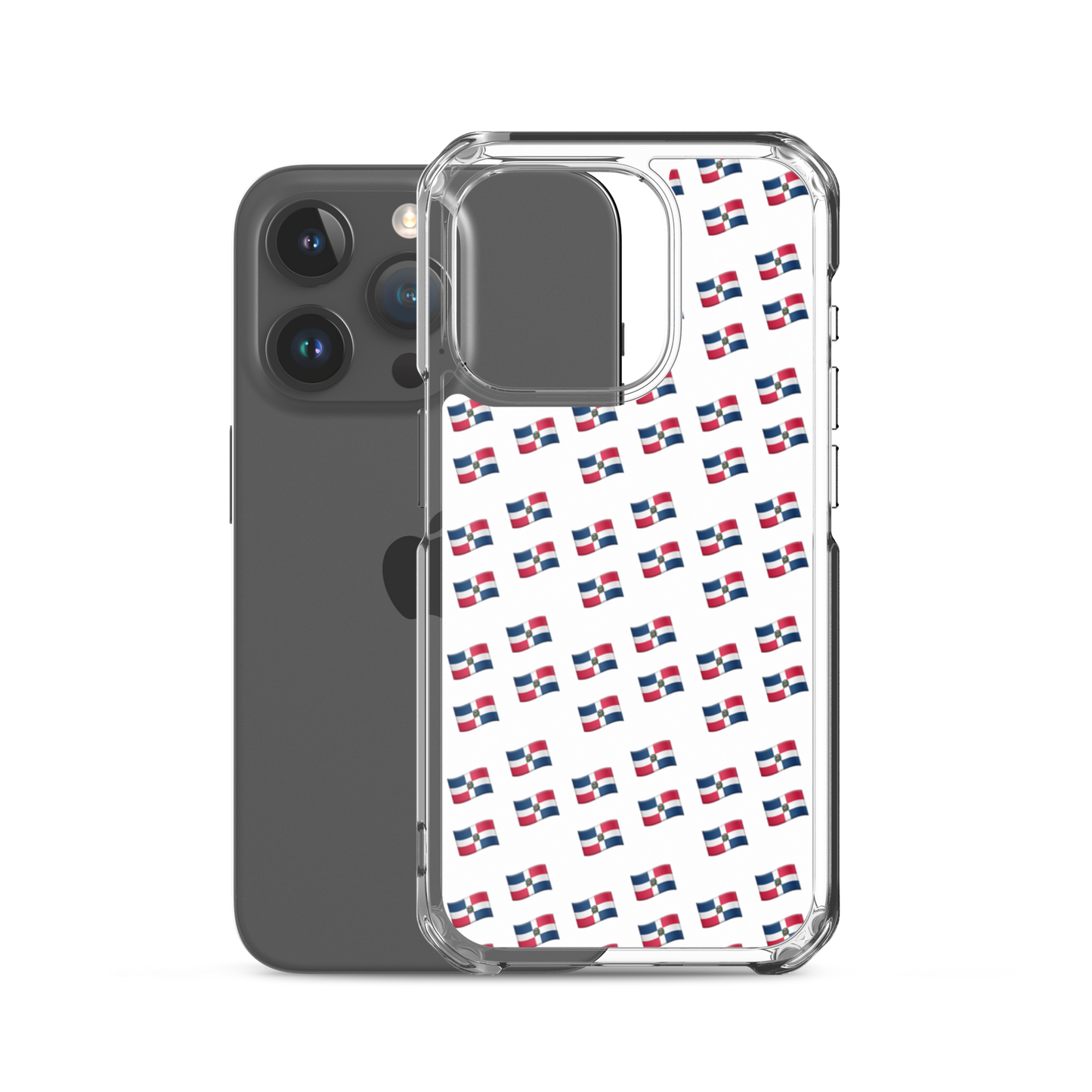 All-Over Emoji República Dominicana Flag iPhone Case  - 2020 - DominicanGirlfriend.com - Frases Dominicanas - República Dominicana Lifestyle Graphic T-Shirts Streetwear & Accessories - New York - Bronx - Washington Heights - Miami - Florida - Boca Chica - USA - Dominican Clothing
