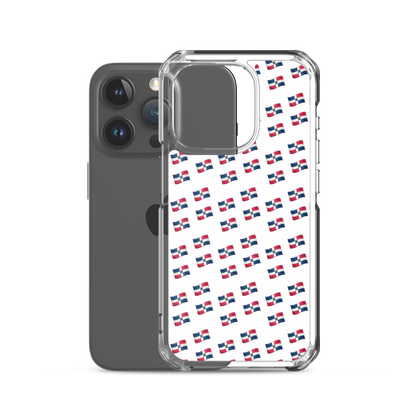 All-Over Emoji República Dominicana Flag iPhone Case  - 2020 - DominicanGirlfriend.com - Frases Dominicanas - República Dominicana Lifestyle Graphic T-Shirts Streetwear & Accessories - New York - Bronx - Washington Heights - Miami - Florida - Boca Chica - USA - Dominican Clothing