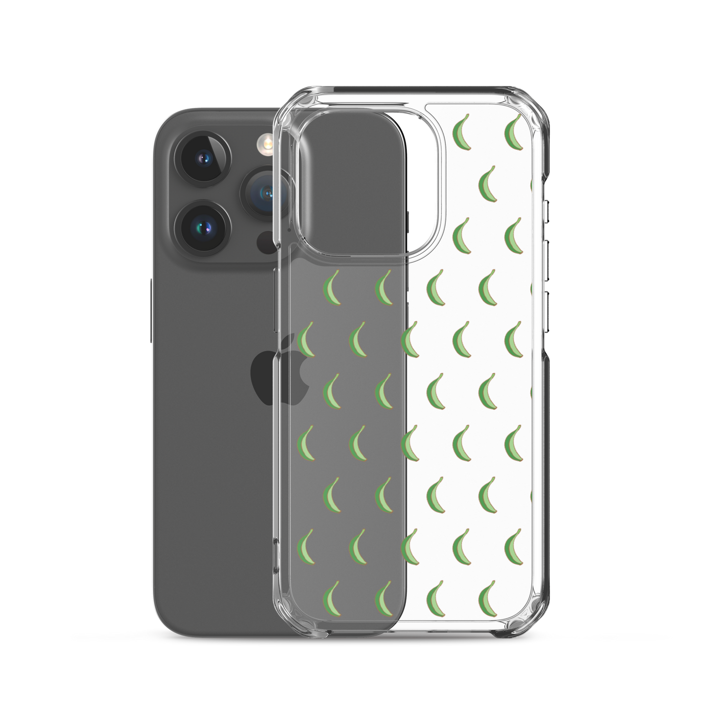 Platano All-Over Dominican iPhone Case (Transparent)  - 2020 - DominicanGirlfriend.com - Frases Dominicanas - República Dominicana Lifestyle Graphic T-Shirts Streetwear & Accessories - New York - Bronx - Washington Heights - Miami - Florida - Boca Chica - USA - Dominican Clothing