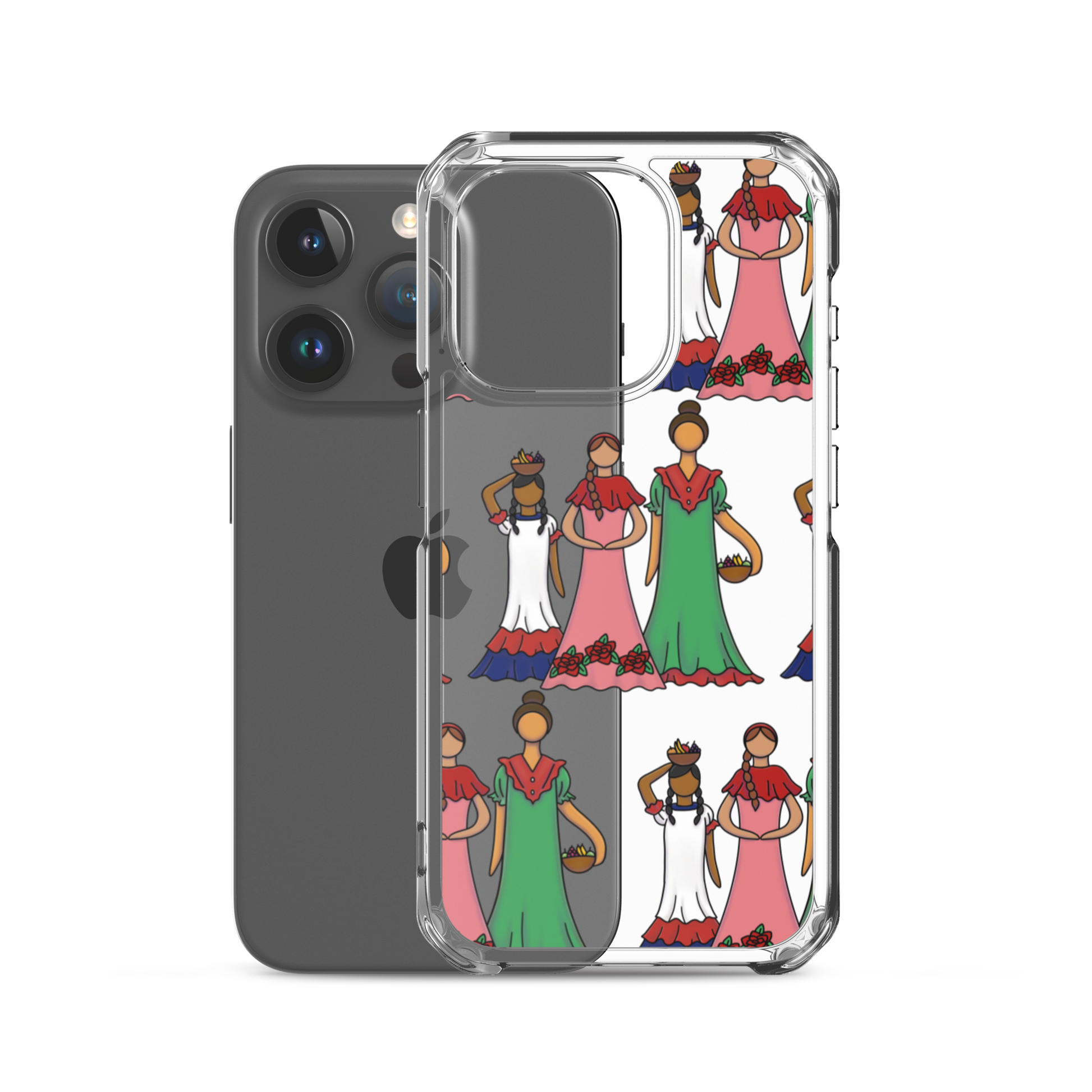 Dominican Faceless Dolls iPhone Case  - 2020 - DominicanGirlfriend.com - Frases Dominicanas - República Dominicana Lifestyle Graphic T-Shirts Streetwear & Accessories - New York - Bronx - Washington Heights - Miami - Florida - Boca Chica - USA - Dominican Clothing