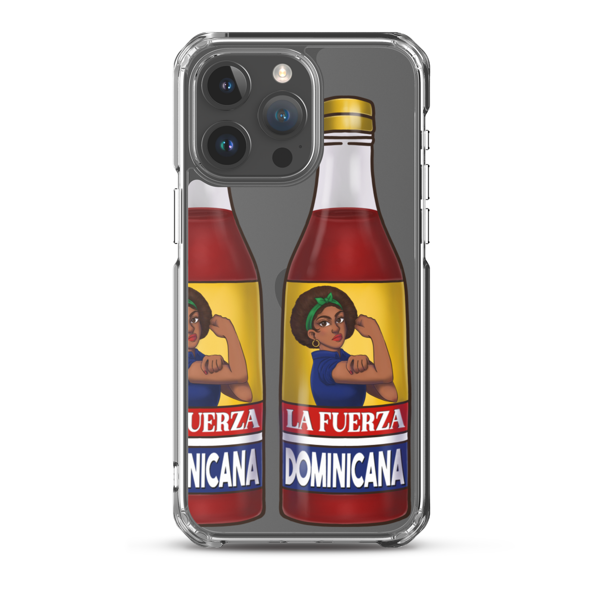 La Fuerza Dominicana iPhone Case  - 2020 - DominicanGirlfriend.com - Frases Dominicanas - República Dominicana Lifestyle Graphic T-Shirts Streetwear & Accessories - New York - Bronx - Washington Heights - Miami - Florida - Boca Chica - USA - Dominican Clothing