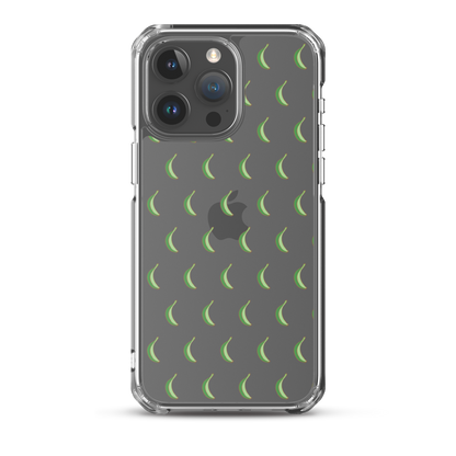 Platano All-Over Dominican iPhone Case (Transparent)  - 2020 - DominicanGirlfriend.com - Frases Dominicanas - República Dominicana Lifestyle Graphic T-Shirts Streetwear & Accessories - New York - Bronx - Washington Heights - Miami - Florida - Boca Chica - USA - Dominican Clothing