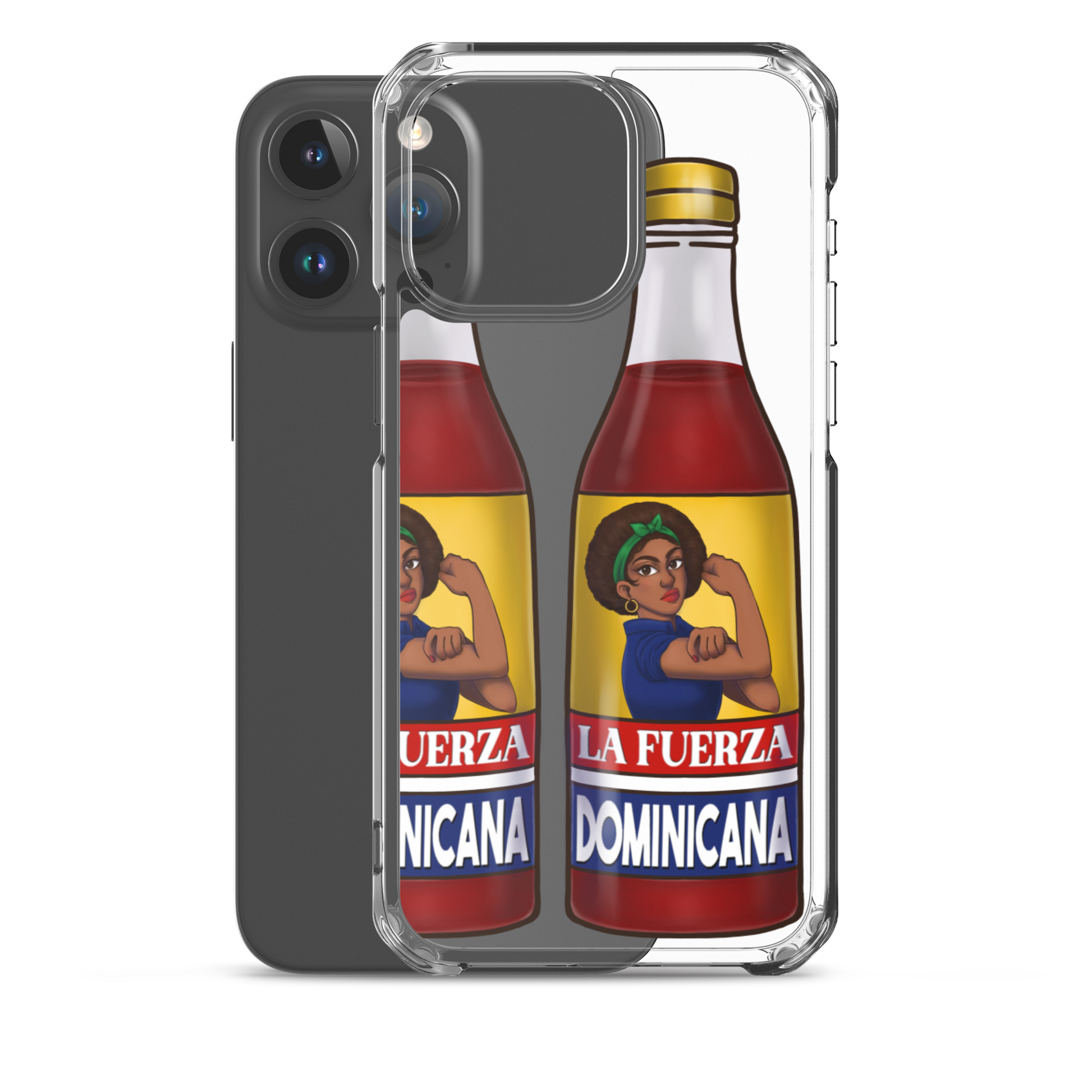 La Fuerza Dominicana iPhone Case  - 2020 - DominicanGirlfriend.com - Frases Dominicanas - República Dominicana Lifestyle Graphic T-Shirts Streetwear & Accessories - New York - Bronx - Washington Heights - Miami - Florida - Boca Chica - USA - Dominican Clothing