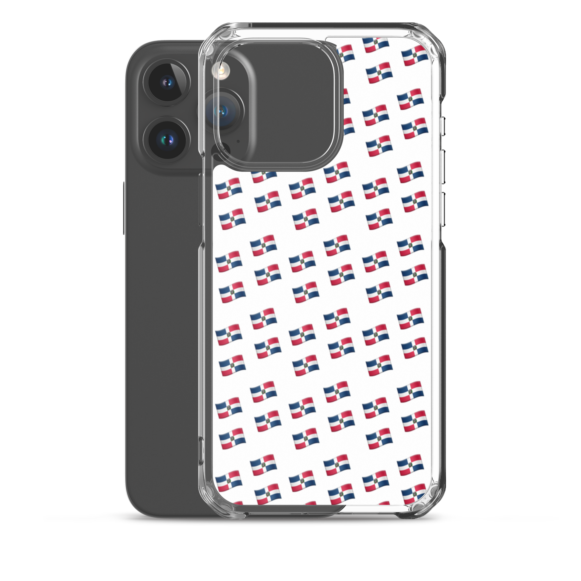 All-Over Emoji República Dominicana Flag iPhone Case  - 2020 - DominicanGirlfriend.com - Frases Dominicanas - República Dominicana Lifestyle Graphic T-Shirts Streetwear & Accessories - New York - Bronx - Washington Heights - Miami - Florida - Boca Chica - USA - Dominican Clothing