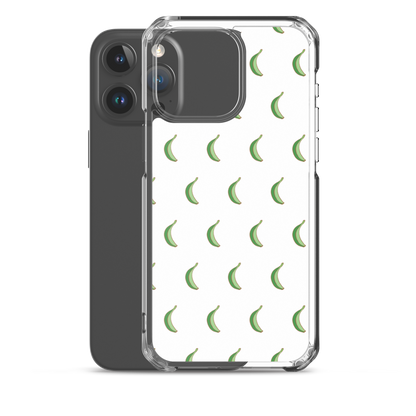 Platano All-Over Dominican iPhone Case (White)  - 2020 - DominicanGirlfriend.com - Frases Dominicanas - República Dominicana Lifestyle Graphic T-Shirts Streetwear & Accessories - New York - Bronx - Washington Heights - Miami - Florida - Boca Chica - USA - Dominican Clothing