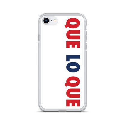 Que Lo Que Dominican iPhone Case  - 2020 - DominicanGirlfriend.com - Frases Dominicanas - República Dominicana Lifestyle Graphic T-Shirts Streetwear & Accessories - New York - Bronx - Washington Heights - Miami - Florida - Boca Chica - USA - Dominican Clothing