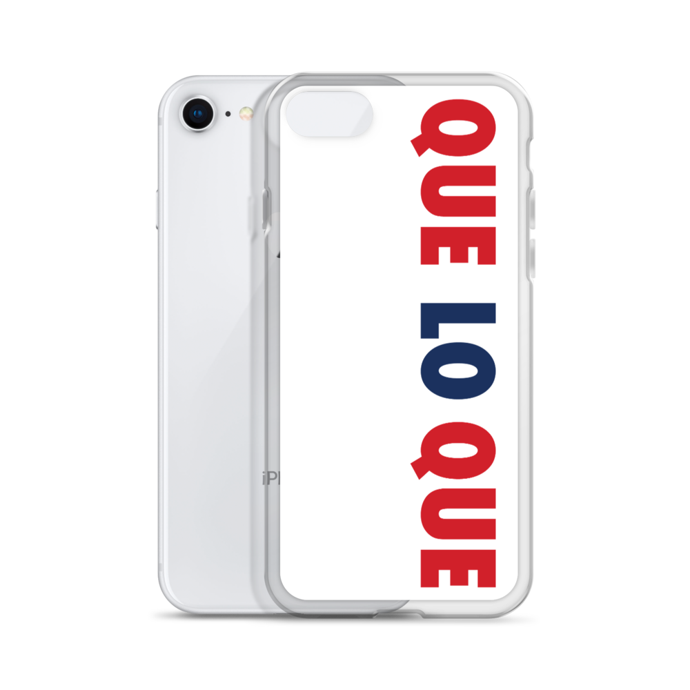 Que Lo Que Dominican iPhone Case  - 2020 - DominicanGirlfriend.com - Frases Dominicanas - República Dominicana Lifestyle Graphic T-Shirts Streetwear & Accessories - New York - Bronx - Washington Heights - Miami - Florida - Boca Chica - USA - Dominican Clothing