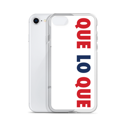 Que Lo Que Dominican iPhone Case  - 2020 - DominicanGirlfriend.com - Frases Dominicanas - República Dominicana Lifestyle Graphic T-Shirts Streetwear & Accessories - New York - Bronx - Washington Heights - Miami - Florida - Boca Chica - USA - Dominican Clothing