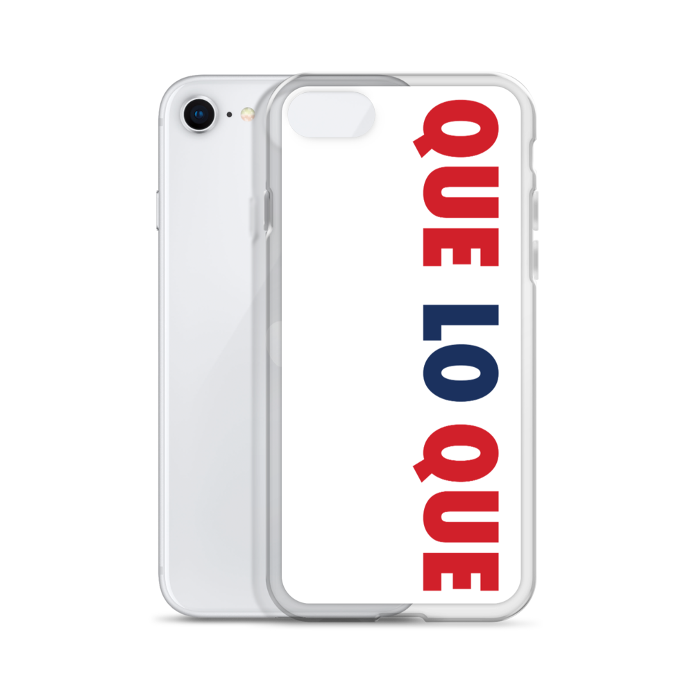Que Lo Que Dominican iPhone Case  - 2020 - DominicanGirlfriend.com - Frases Dominicanas - República Dominicana Lifestyle Graphic T-Shirts Streetwear & Accessories - New York - Bronx - Washington Heights - Miami - Florida - Boca Chica - USA - Dominican Clothing