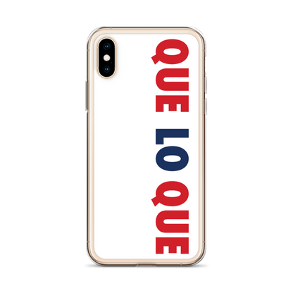 Que Lo Que Dominican iPhone Case  - 2020 - DominicanGirlfriend.com - Frases Dominicanas - República Dominicana Lifestyle Graphic T-Shirts Streetwear & Accessories - New York - Bronx - Washington Heights - Miami - Florida - Boca Chica - USA - Dominican Clothing