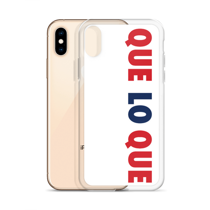 Que Lo Que Dominican iPhone Case  - 2020 - DominicanGirlfriend.com - Frases Dominicanas - República Dominicana Lifestyle Graphic T-Shirts Streetwear & Accessories - New York - Bronx - Washington Heights - Miami - Florida - Boca Chica - USA - Dominican Clothing