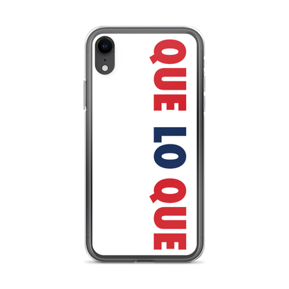 Que Lo Que Dominican iPhone Case  - 2020 - DominicanGirlfriend.com - Frases Dominicanas - República Dominicana Lifestyle Graphic T-Shirts Streetwear & Accessories - New York - Bronx - Washington Heights - Miami - Florida - Boca Chica - USA - Dominican Clothing