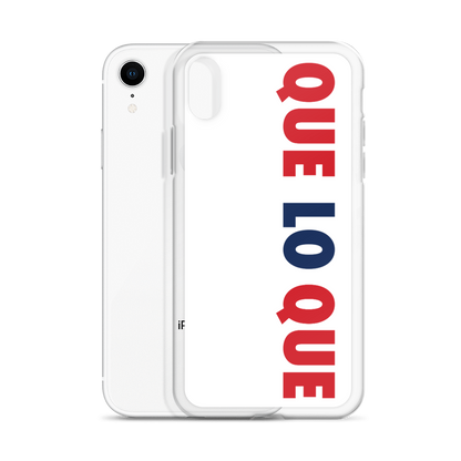 Que Lo Que Dominican iPhone Case  - 2020 - DominicanGirlfriend.com - Frases Dominicanas - República Dominicana Lifestyle Graphic T-Shirts Streetwear & Accessories - New York - Bronx - Washington Heights - Miami - Florida - Boca Chica - USA - Dominican Clothing
