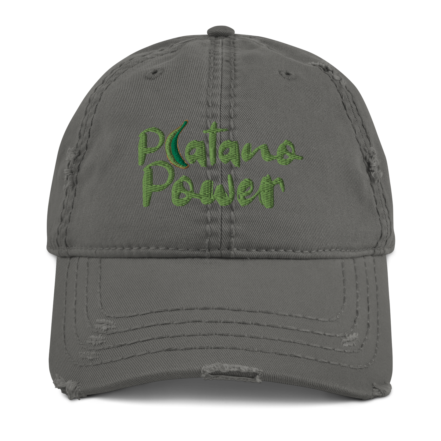 Dominican Platano Power Distressed Dad Hat