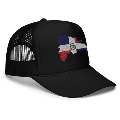 Dominican Republic Island Foam trucker hat