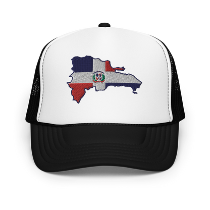 Dominican Republic Island Foam trucker hat