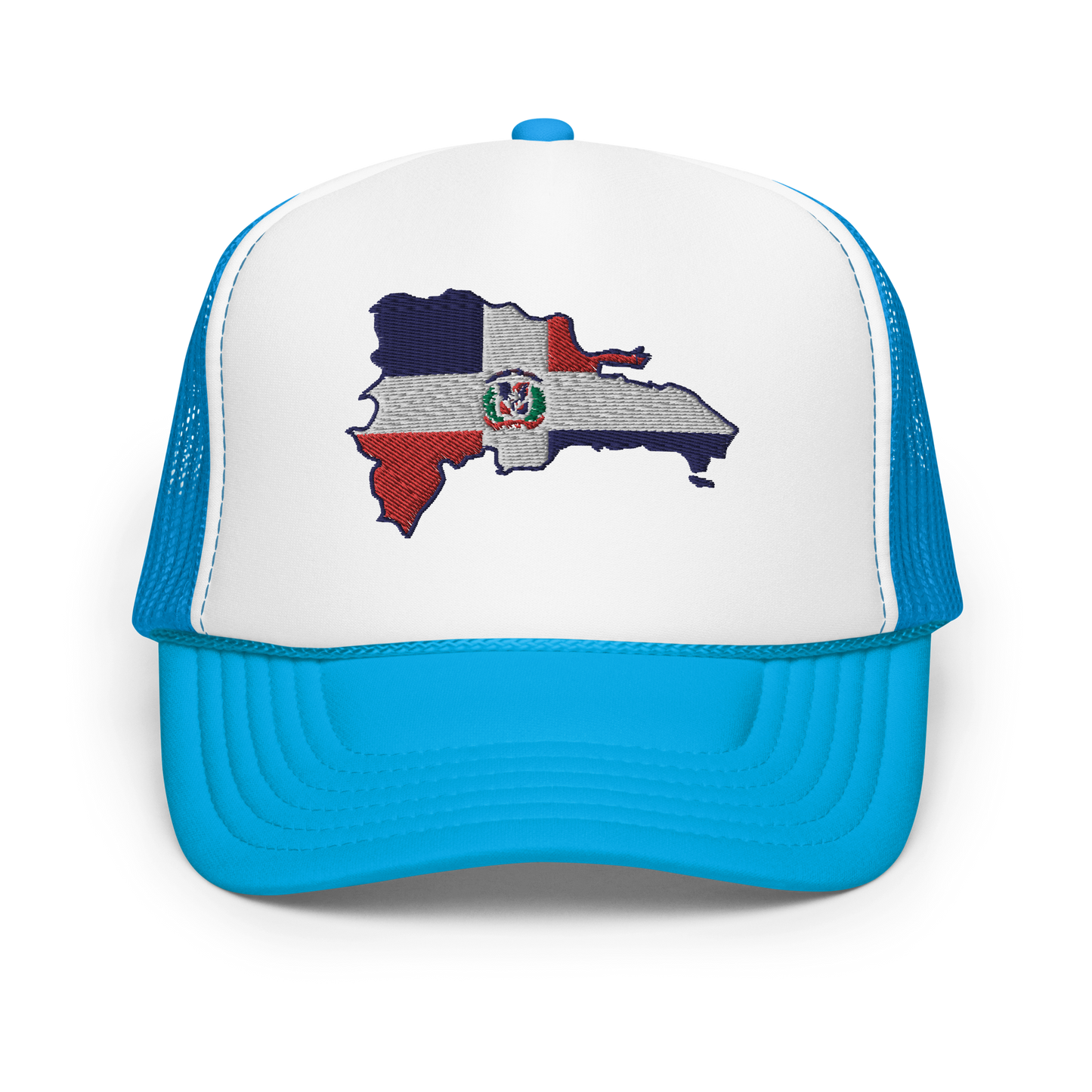 Dominican Republic Island Foam trucker hat