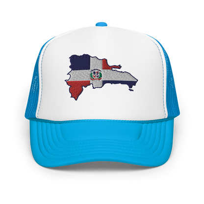 Dominican Republic Island Foam trucker hat
