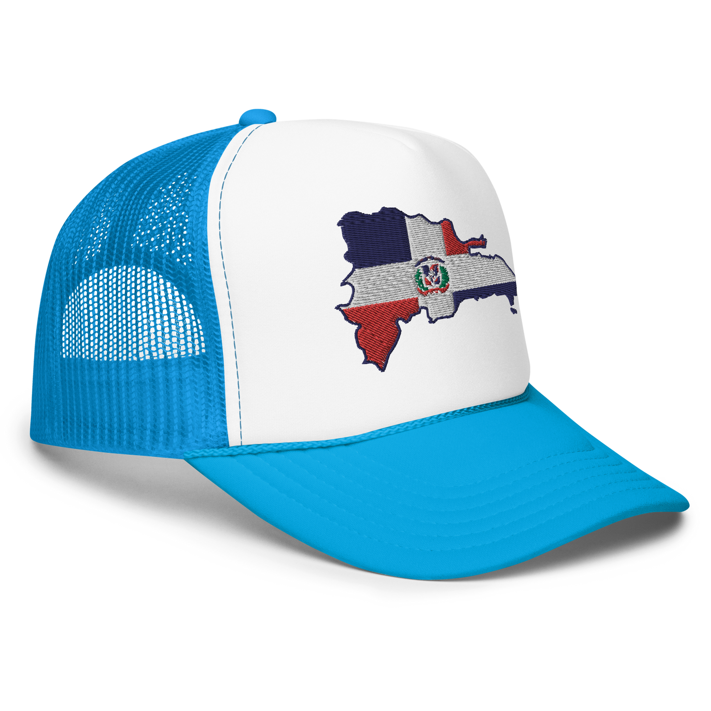 Dominican Republic Island Foam trucker hat