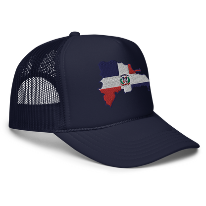 Dominican Republic Island Foam trucker hat
