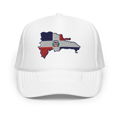 Dominican Republic Island Foam trucker hat