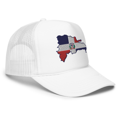 Dominican Republic Island Foam trucker hat