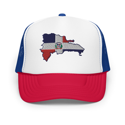 Dominican Republic Island Foam trucker hat