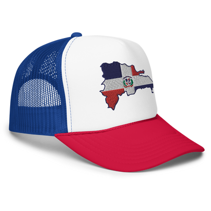 Dominican Republic Island Foam trucker hat