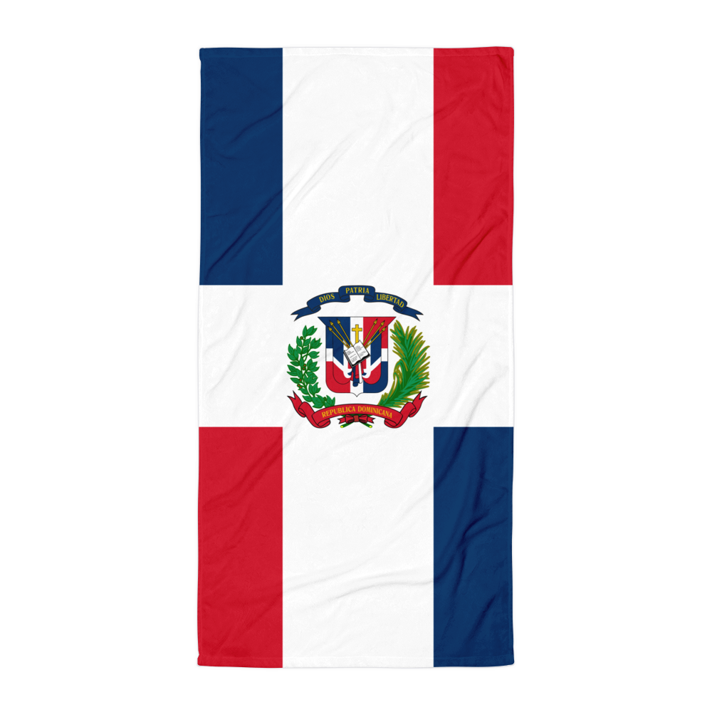 Dominican Republic Flag Large Towel