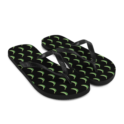Platano All-Over Flip-Flops (Black)