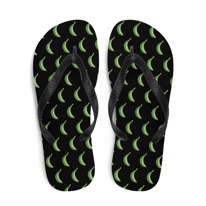 Platano All-Over Flip-Flops (Black)