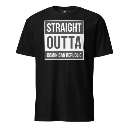 Straight Outta Dominican Republic Unisex T-Shirt  - 2020 - DominicanGirlfriend.com - Frases Dominicanas - República Dominicana Lifestyle Graphic T-Shirts Streetwear & Accessories - New York - Bronx - Washington Heights - Miami - Florida - Boca Chica - USA - Dominican Clothing