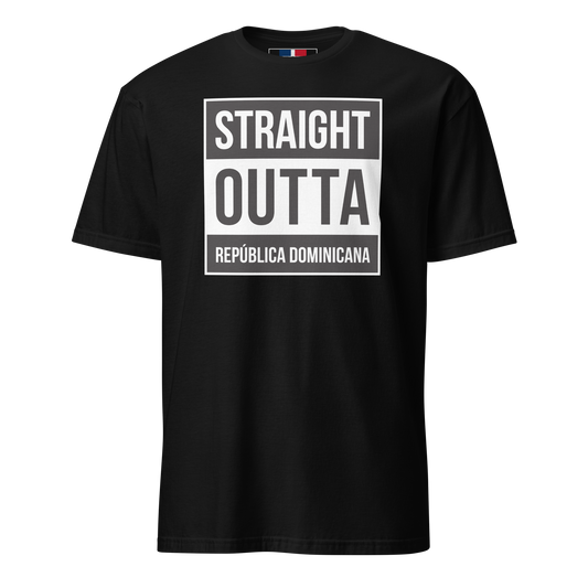 Straight Outta República Dominicana Unisex T-Shirt  - 2020 - DominicanGirlfriend.com - Frases Dominicanas - República Dominicana Lifestyle Graphic T-Shirts Streetwear & Accessories - New York - Bronx - Washington Heights - Miami - Florida - Boca Chica - USA - Dominican Clothing