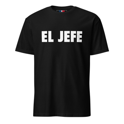 El Jefe Dominican T-Shirt  - 2020 - DominicanGirlfriend.com - Frases Dominicanas - República Dominicana Lifestyle Graphic T-Shirts Streetwear & Accessories - New York - Bronx - Washington Heights - Miami - Florida - Boca Chica - USA - Dominican Clothing