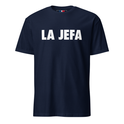 La Jefa Dominican T-Shirt  - 2020 - DominicanGirlfriend.com - Frases Dominicanas - República Dominicana Lifestyle Graphic T-Shirts Streetwear & Accessories - New York - Bronx - Washington Heights - Miami - Florida - Boca Chica - USA - Dominican Clothing