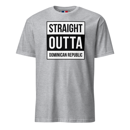Straight Outta Dominican Republic Unisex T-Shirt  - 2020 - DominicanGirlfriend.com - Frases Dominicanas - República Dominicana Lifestyle Graphic T-Shirts Streetwear & Accessories - New York - Bronx - Washington Heights - Miami - Florida - Boca Chica - USA - Dominican Clothing