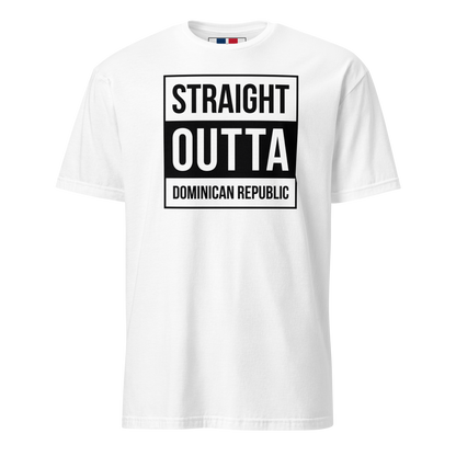 Straight Outta Dominican Republic Unisex T-Shirt  - 2020 - DominicanGirlfriend.com - Frases Dominicanas - República Dominicana Lifestyle Graphic T-Shirts Streetwear & Accessories - New York - Bronx - Washington Heights - Miami - Florida - Boca Chica - USA - Dominican Clothing