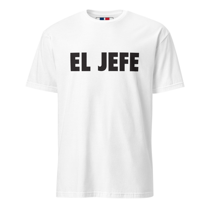 El Jefe Dominican T-Shirt  - 2020 - DominicanGirlfriend.com - Frases Dominicanas - República Dominicana Lifestyle Graphic T-Shirts Streetwear & Accessories - New York - Bronx - Washington Heights - Miami - Florida - Boca Chica - USA - Dominican Clothing