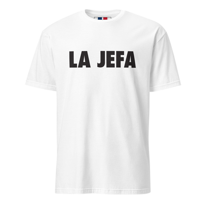 La Jefa Dominican T-Shirt  - 2020 - DominicanGirlfriend.com - Frases Dominicanas - República Dominicana Lifestyle Graphic T-Shirts Streetwear & Accessories - New York - Bronx - Washington Heights - Miami - Florida - Boca Chica - USA - Dominican Clothing
