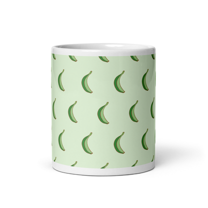 Dominican Platano Power White Glossy Mug