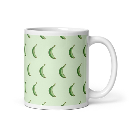 Dominican Platano Power White Glossy Mug