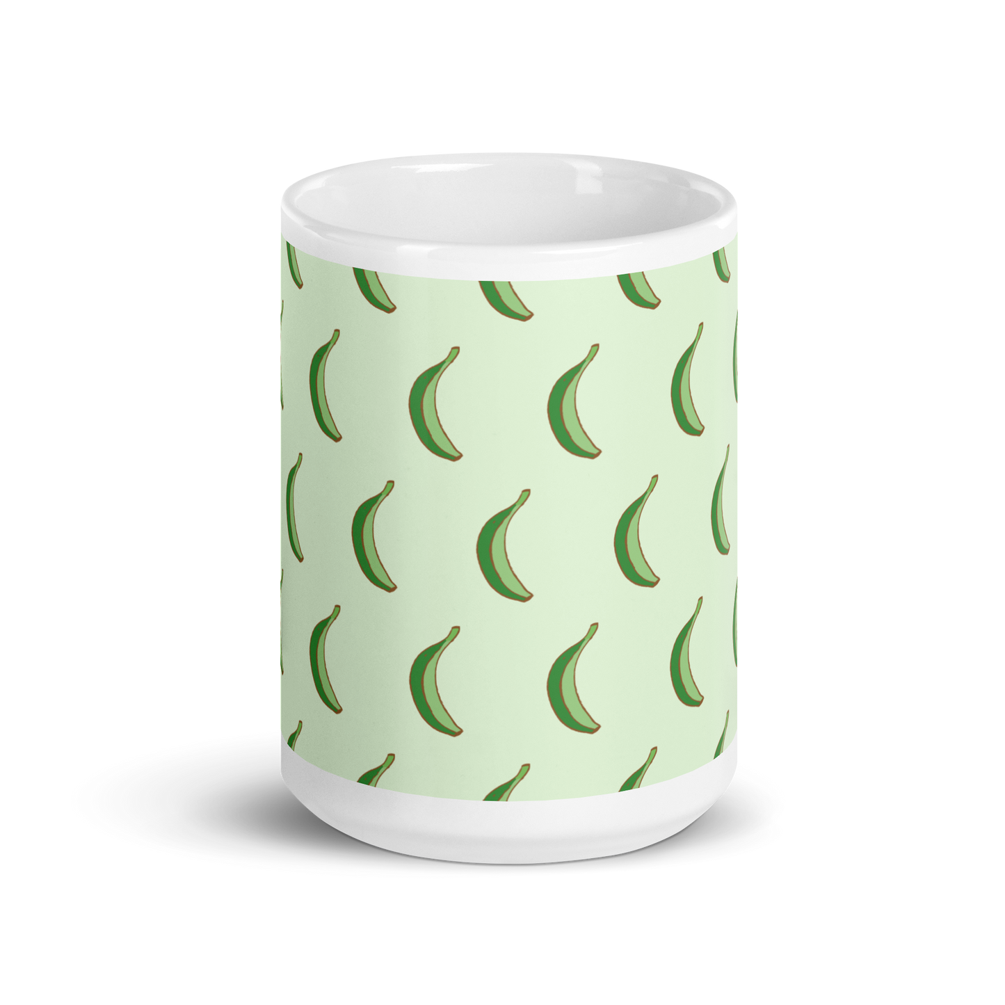 Dominican Platano Power White Glossy Mug