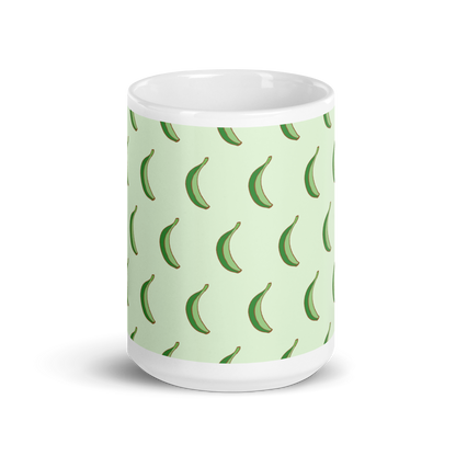 Dominican Platano Power White Glossy Mug